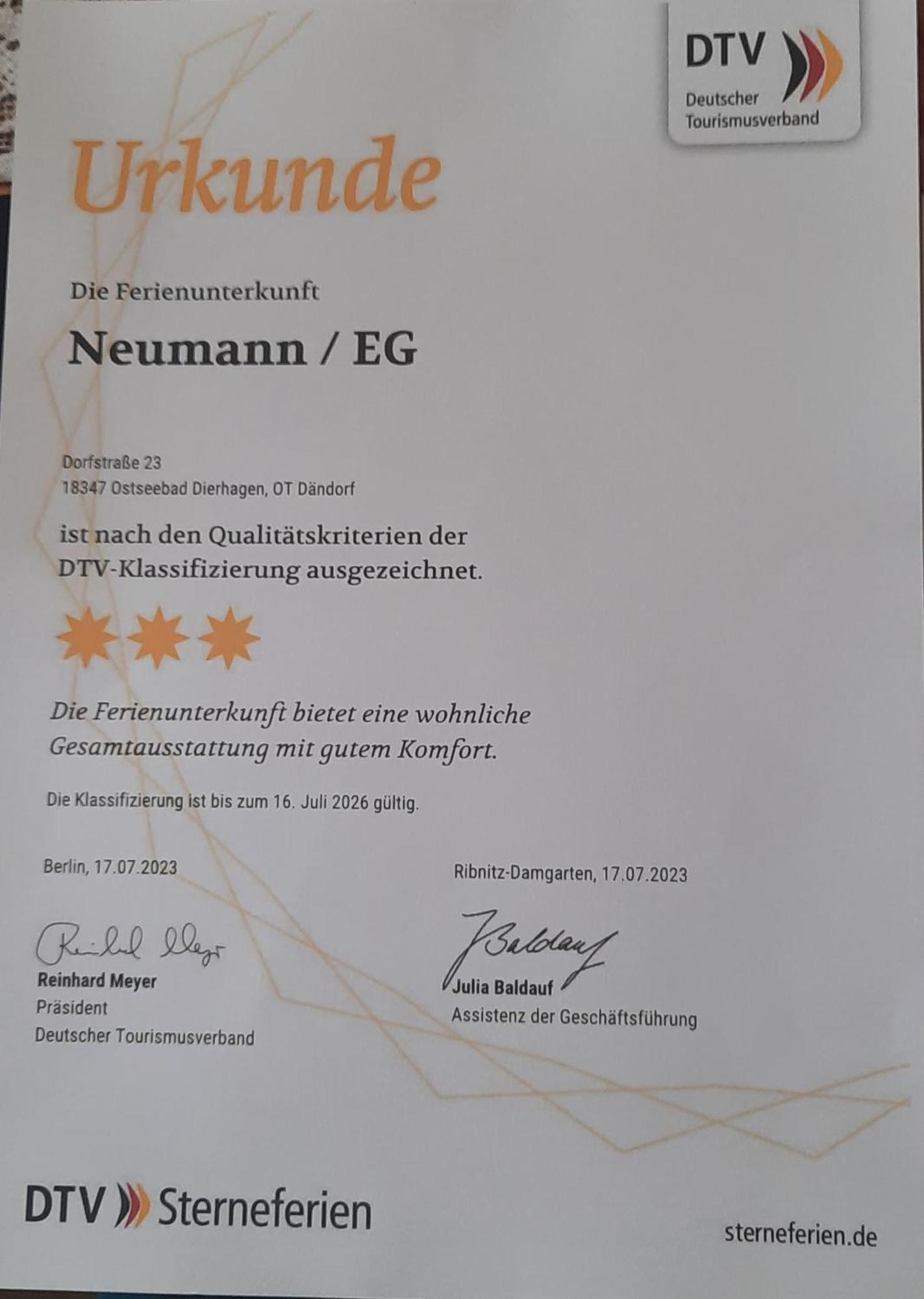 3***Ferienwohnungen Neumann Dändorf المظهر الخارجي الصورة
