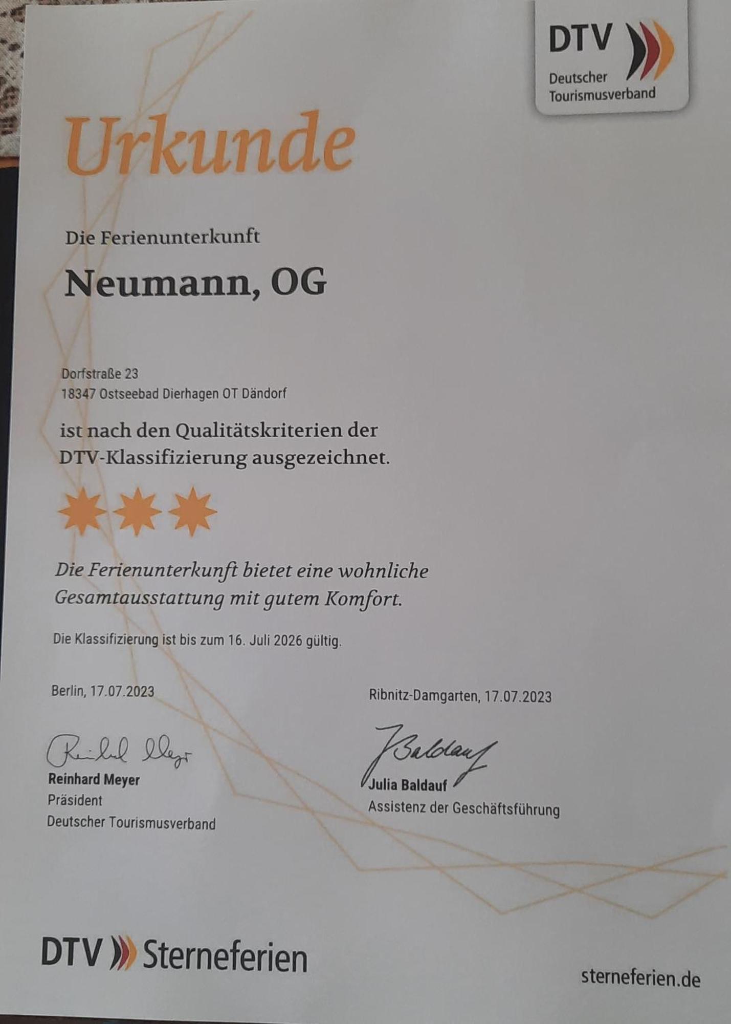 3***Ferienwohnungen Neumann Dändorf المظهر الخارجي الصورة